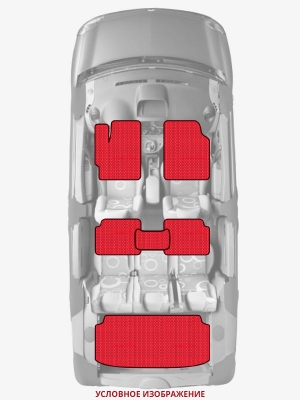 ЭВА коврики «Queen Lux» комплект для Toyota Cressida