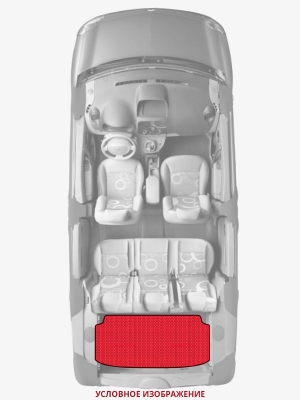 ЭВА коврики «Queen Lux» багажник для Mazda Etude